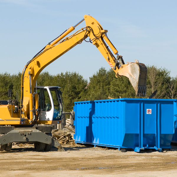 can i choose the location where the residential dumpster will be placed in Washington Washington